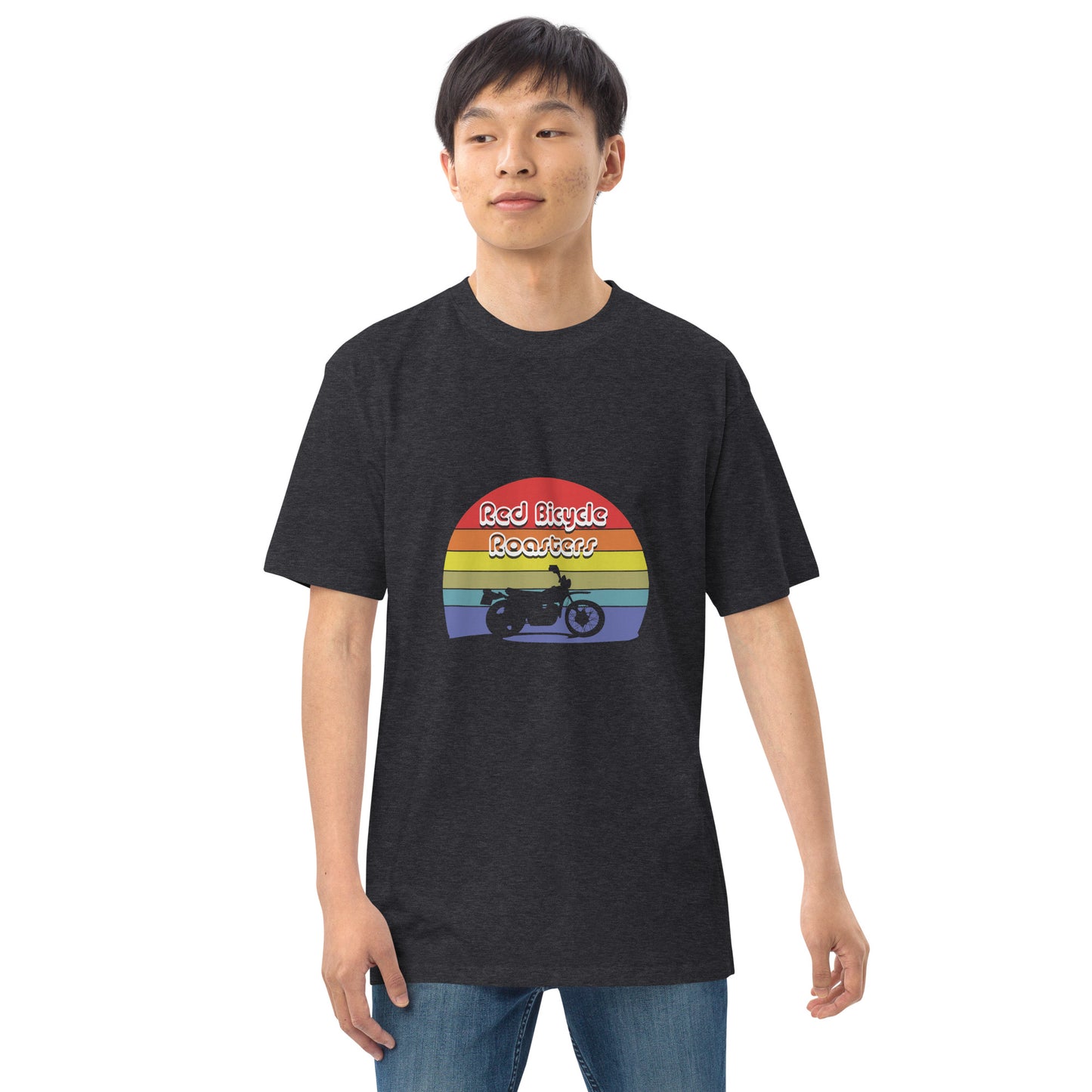 Red Bicycle Motorcycle T Shirt