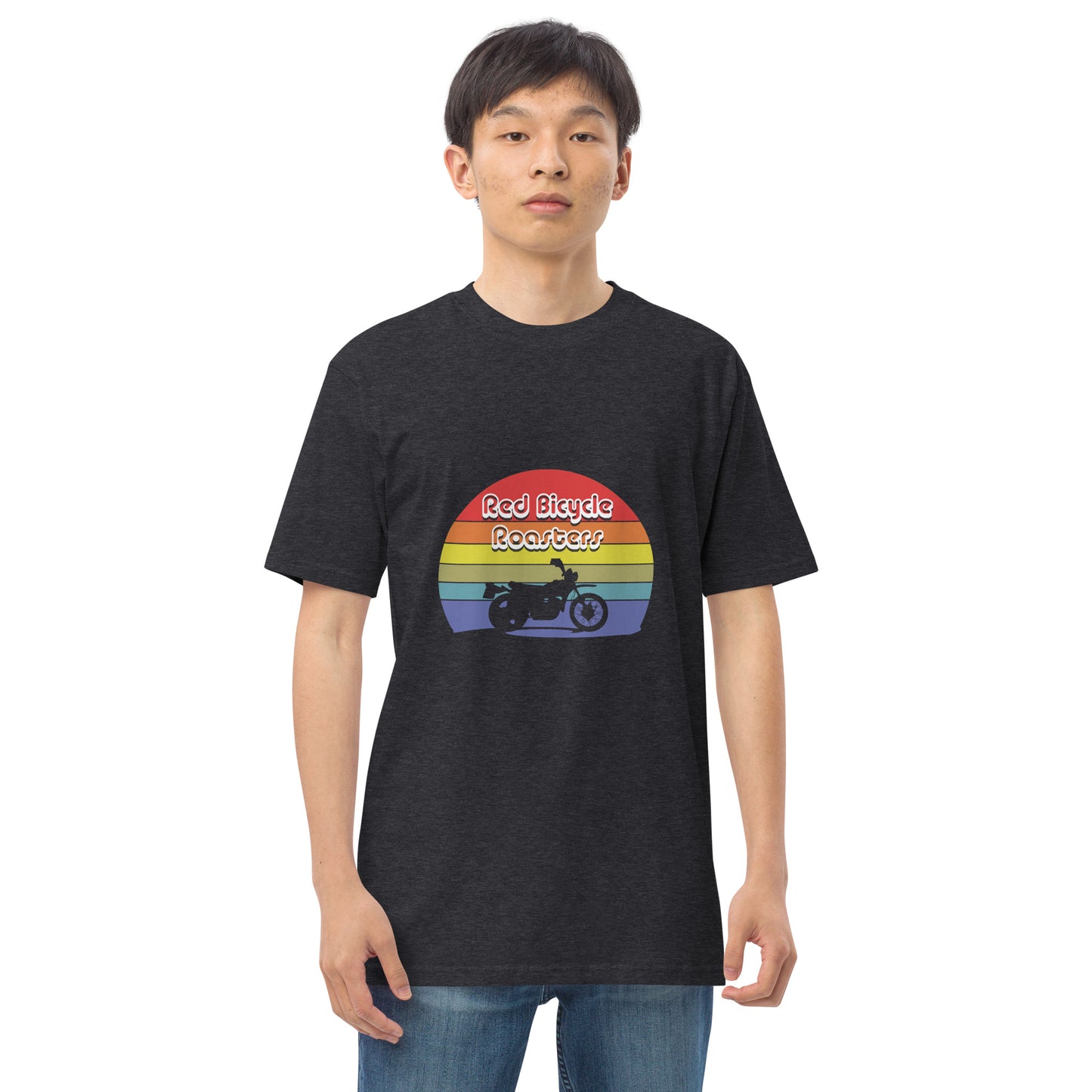 Red Bicycle Motorcycle T Shirt