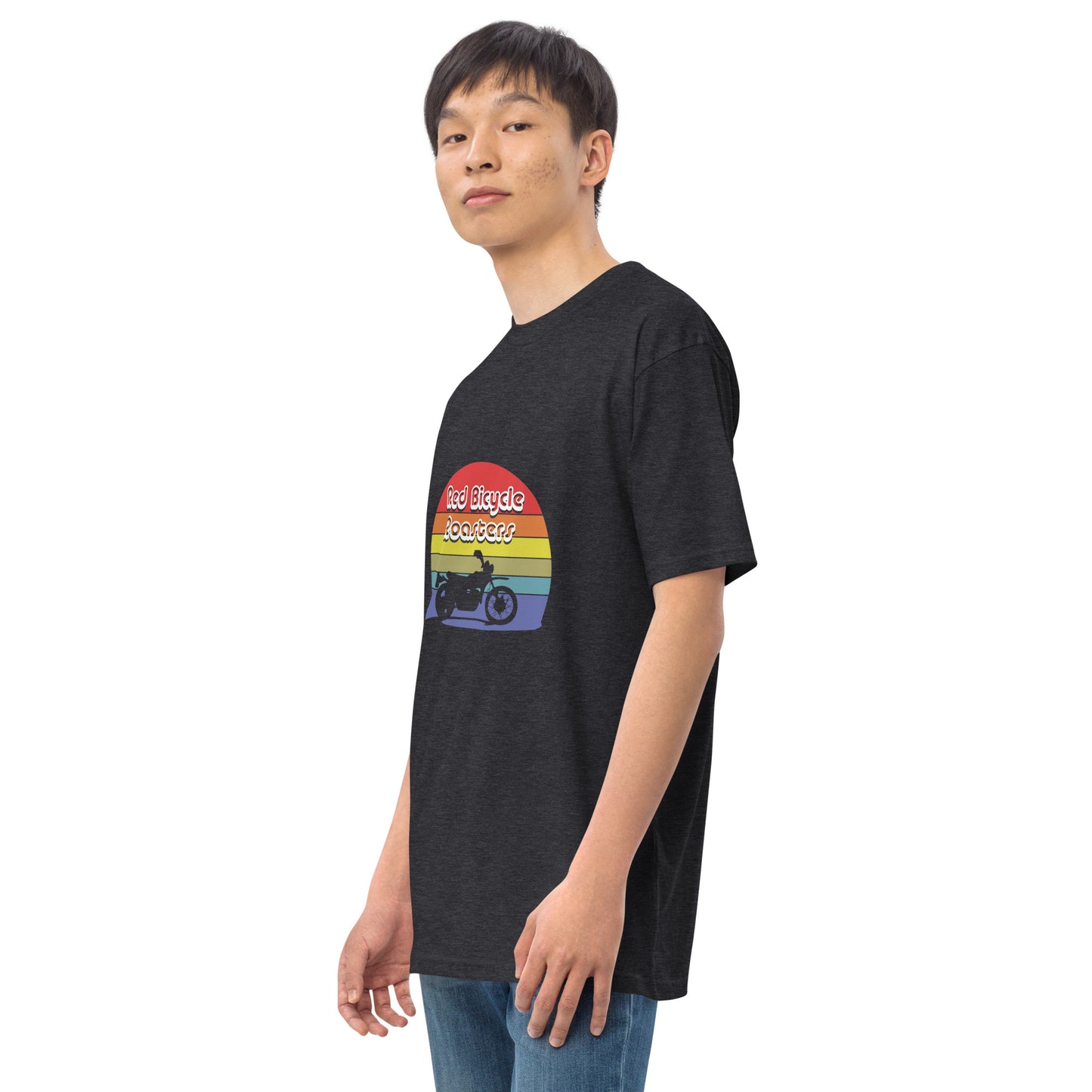 Red Bicycle Motorcycle T Shirt