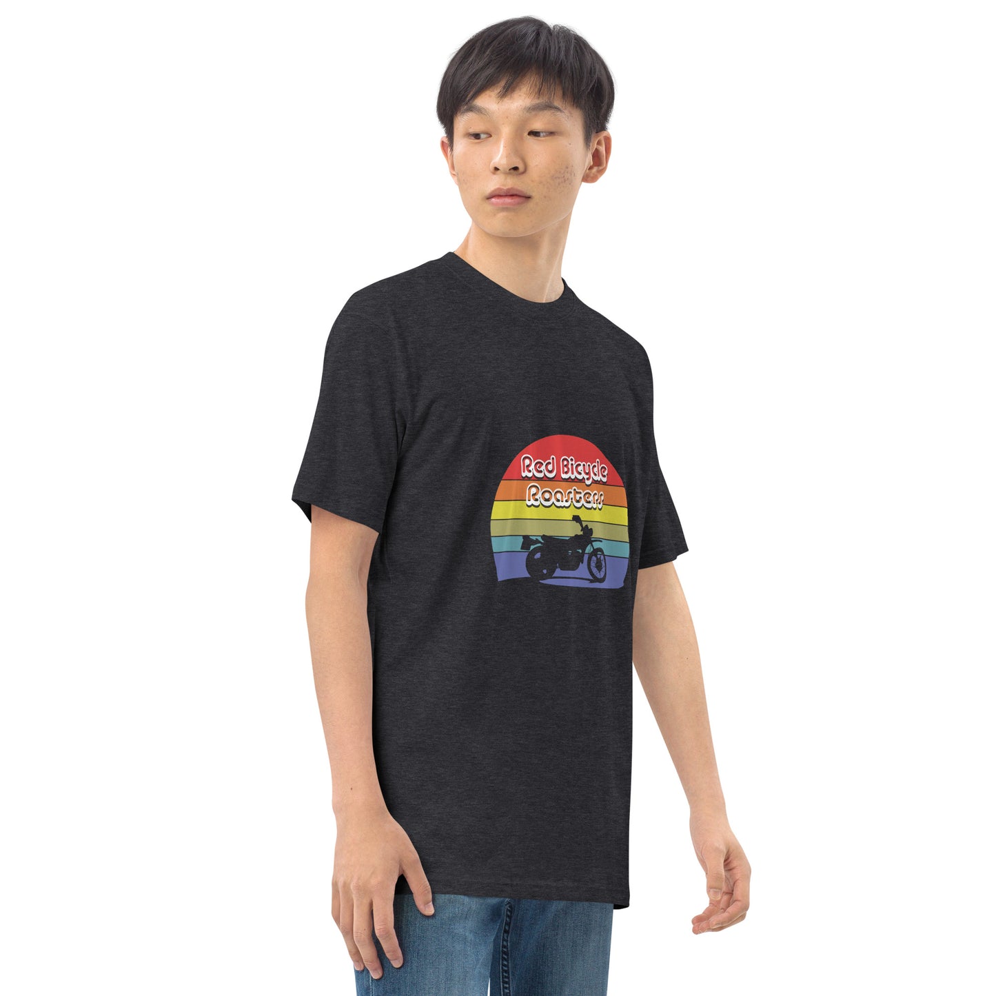 Red Bicycle Motorcycle T Shirt
